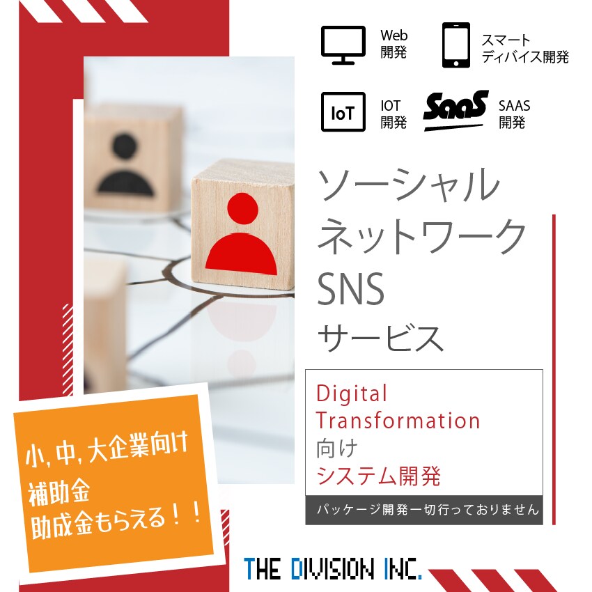 SNSサービスのウェブシステムを開発します 本物の開発チームで開発します！ イメージ1