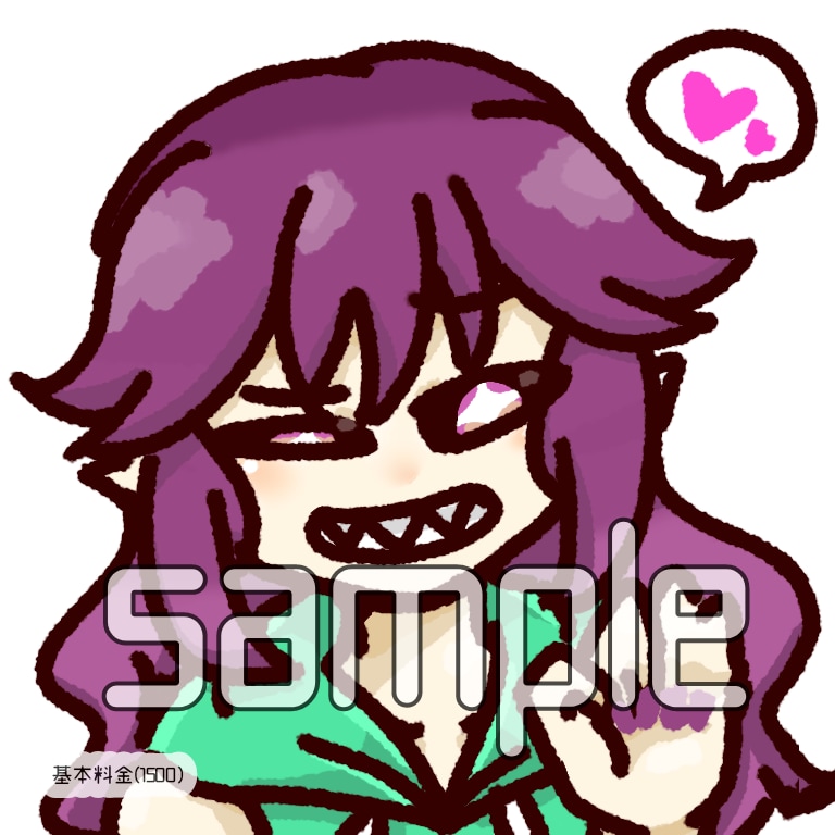 SNS用のオリキャラのアイコン制作致します オリジナルキャラクターのアイコンをデフォルメでお描きします イメージ3