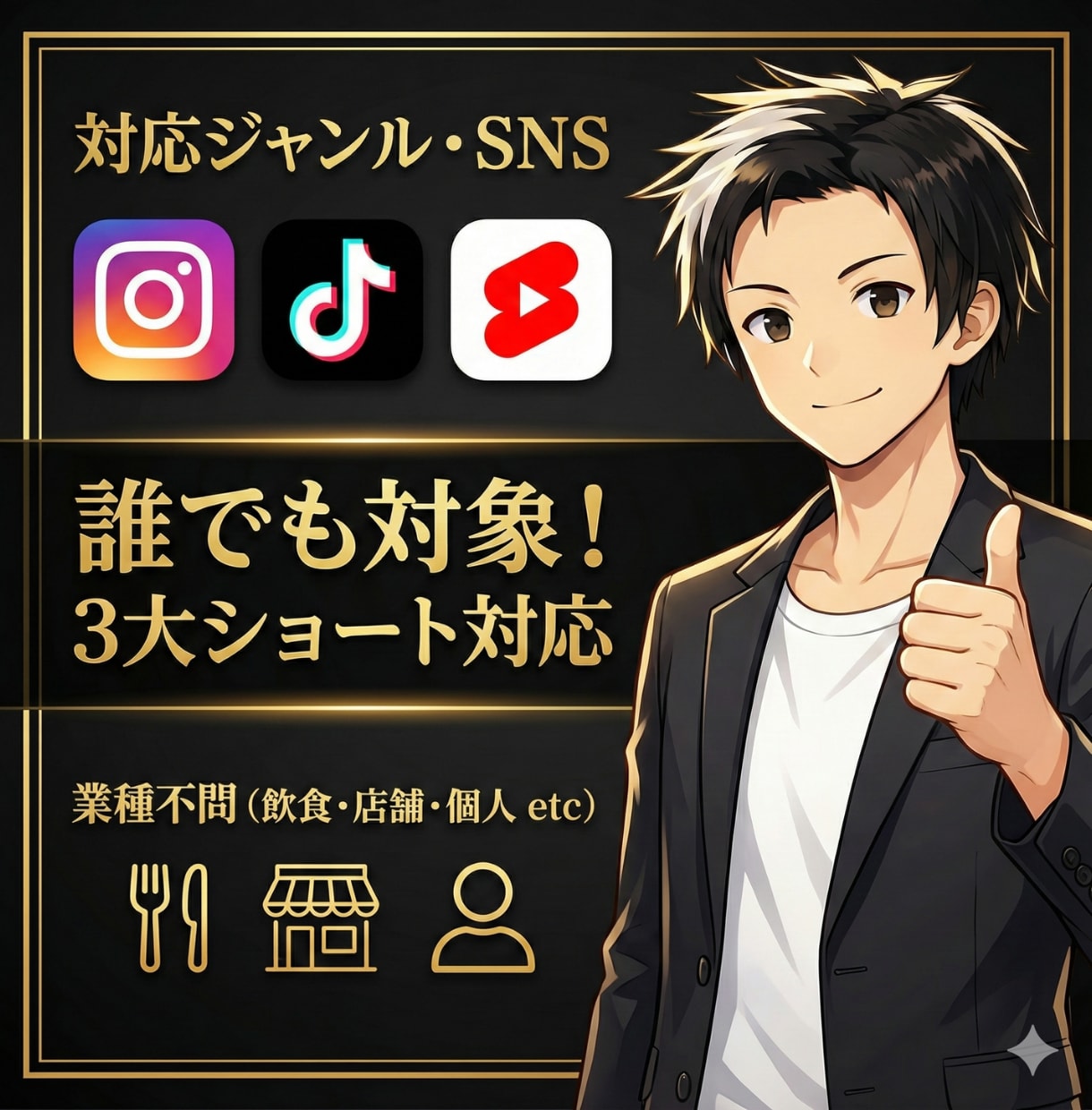 まるっと任せられるSNS運用代行します SNS実績あるチームが対応！年間500件以上動画作成 イメージ4
