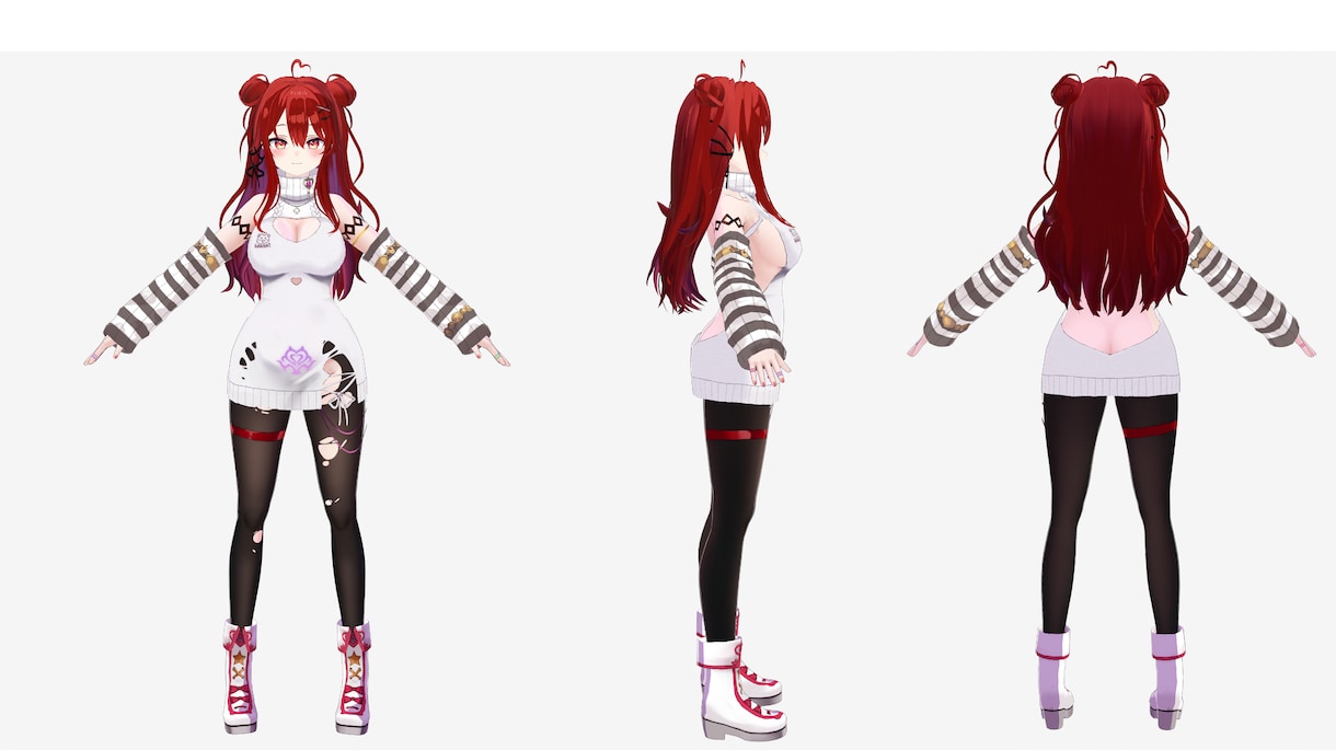 MMD対応可！Vroidで3Dモデルを制作します あなたのキャラクターを再現し動かします！ イメージ9