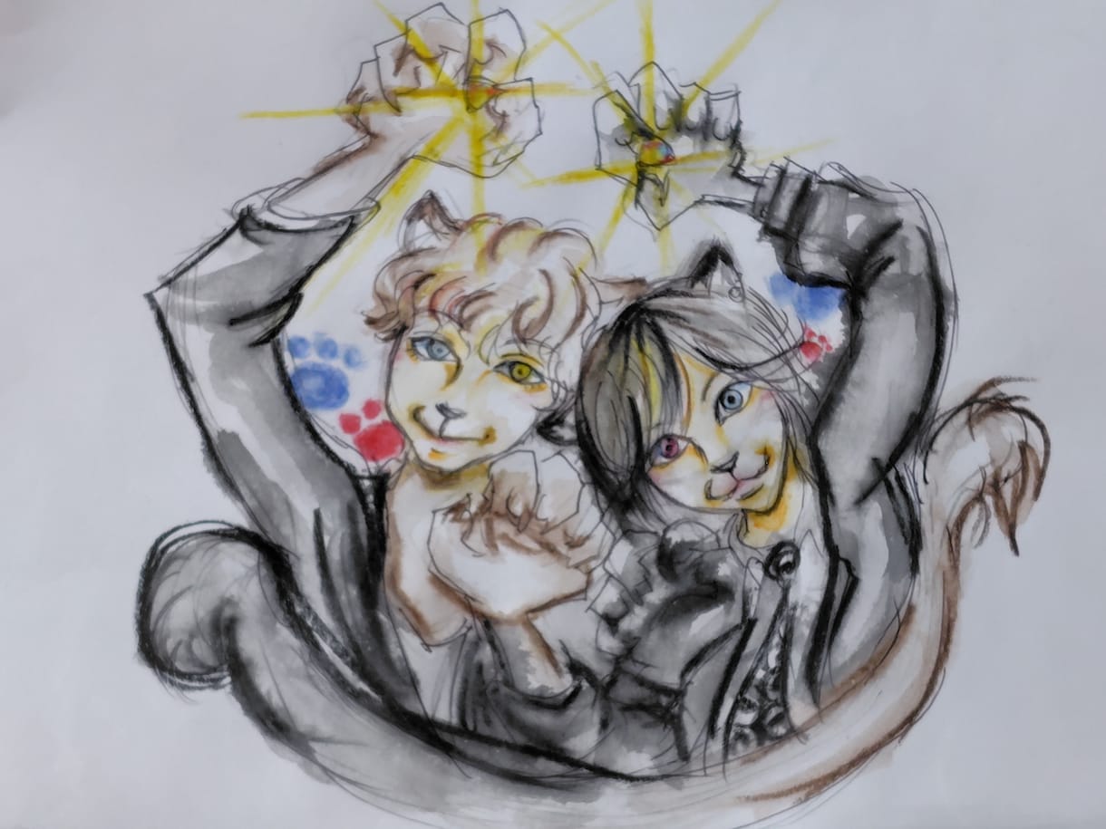 アナログ似顔絵、推し、キャラ描きます アナログなので二度と同じの掛けない世界に1点！！ イメージ7