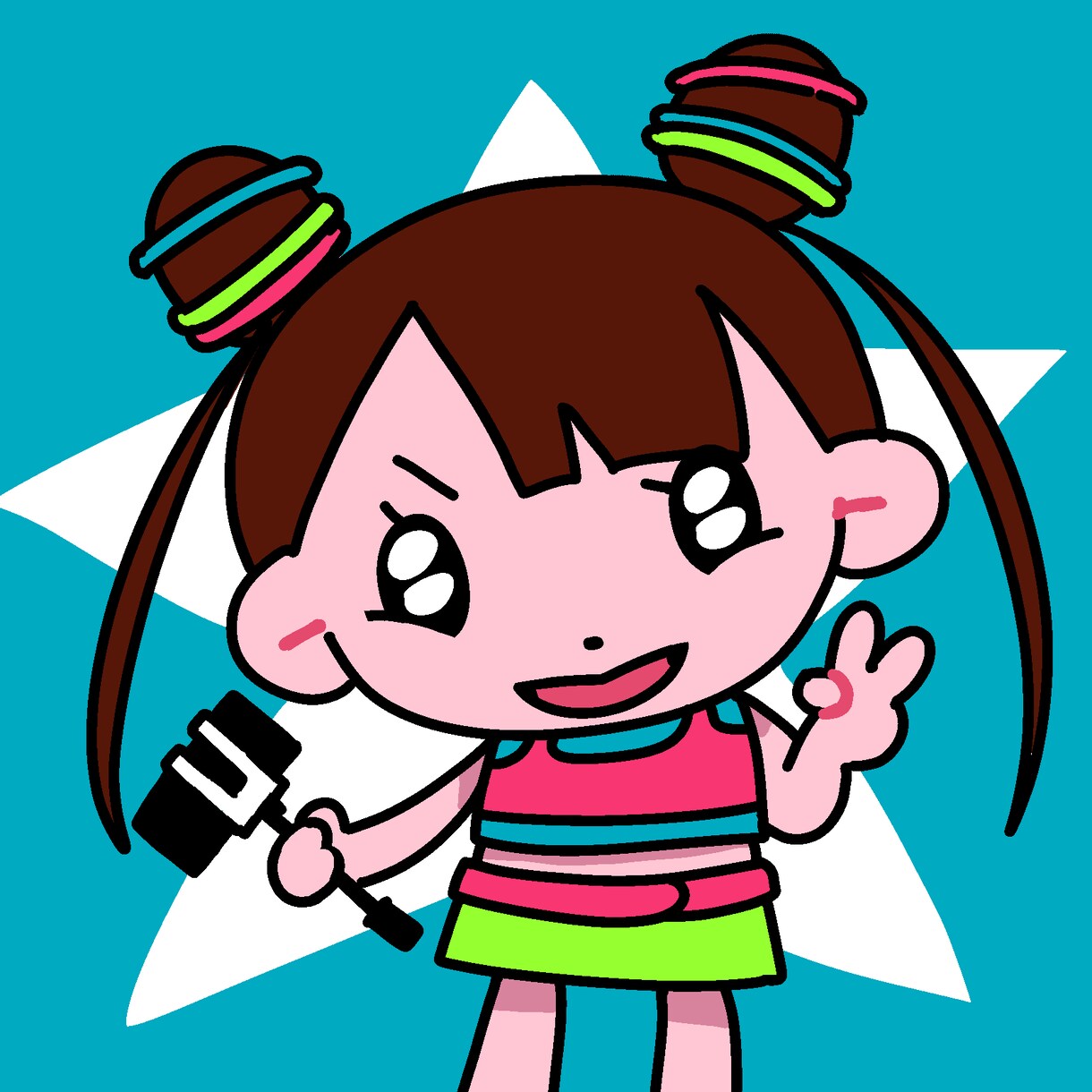 商用OK◆ポップで楽しい♪誰でもキュートに描きます 修正無制限！小物やロゴも追加料金なし！ イメージ4