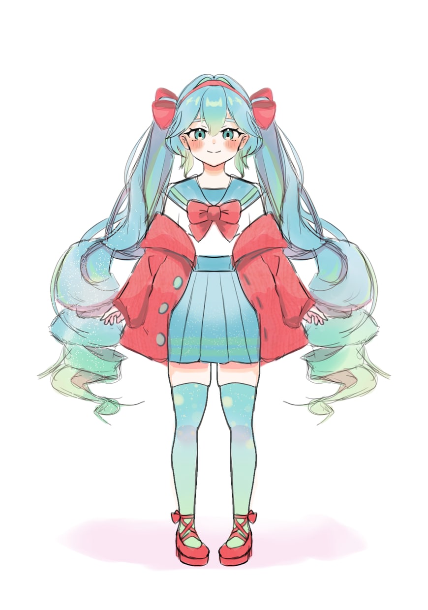 万人受けする絵柄で女の子を描きます 立ち絵描きます！今なら半額料金でご案内 イメージ3