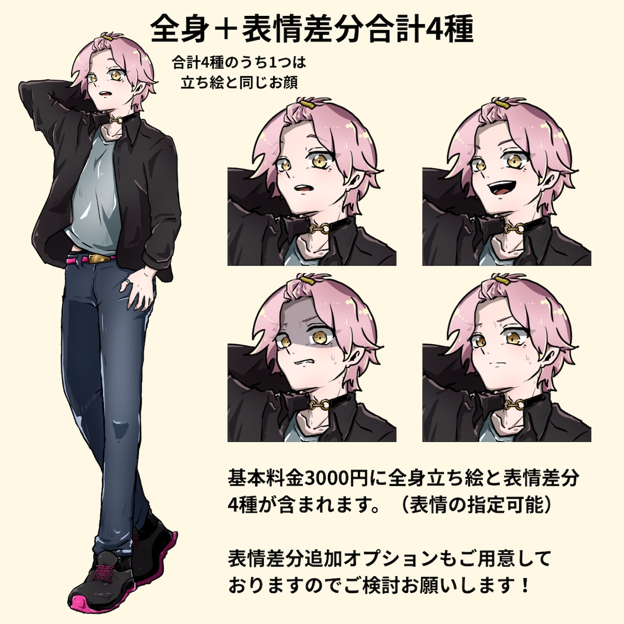 遠目でも映える！TRPGで使える立ち絵描きます しっかり線画とハッキリ塗りで遠目からでも自探がよく分かる！ イメージ2