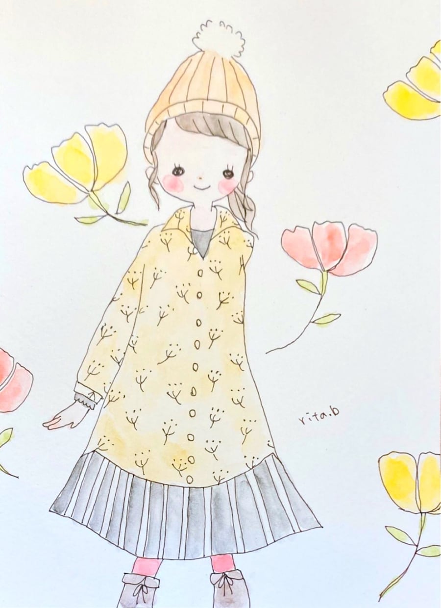 ほんわか可愛いイラスト描きます 水彩の柔らかい絵本のようなタッチであなたのイメージを形に。 イメージ2