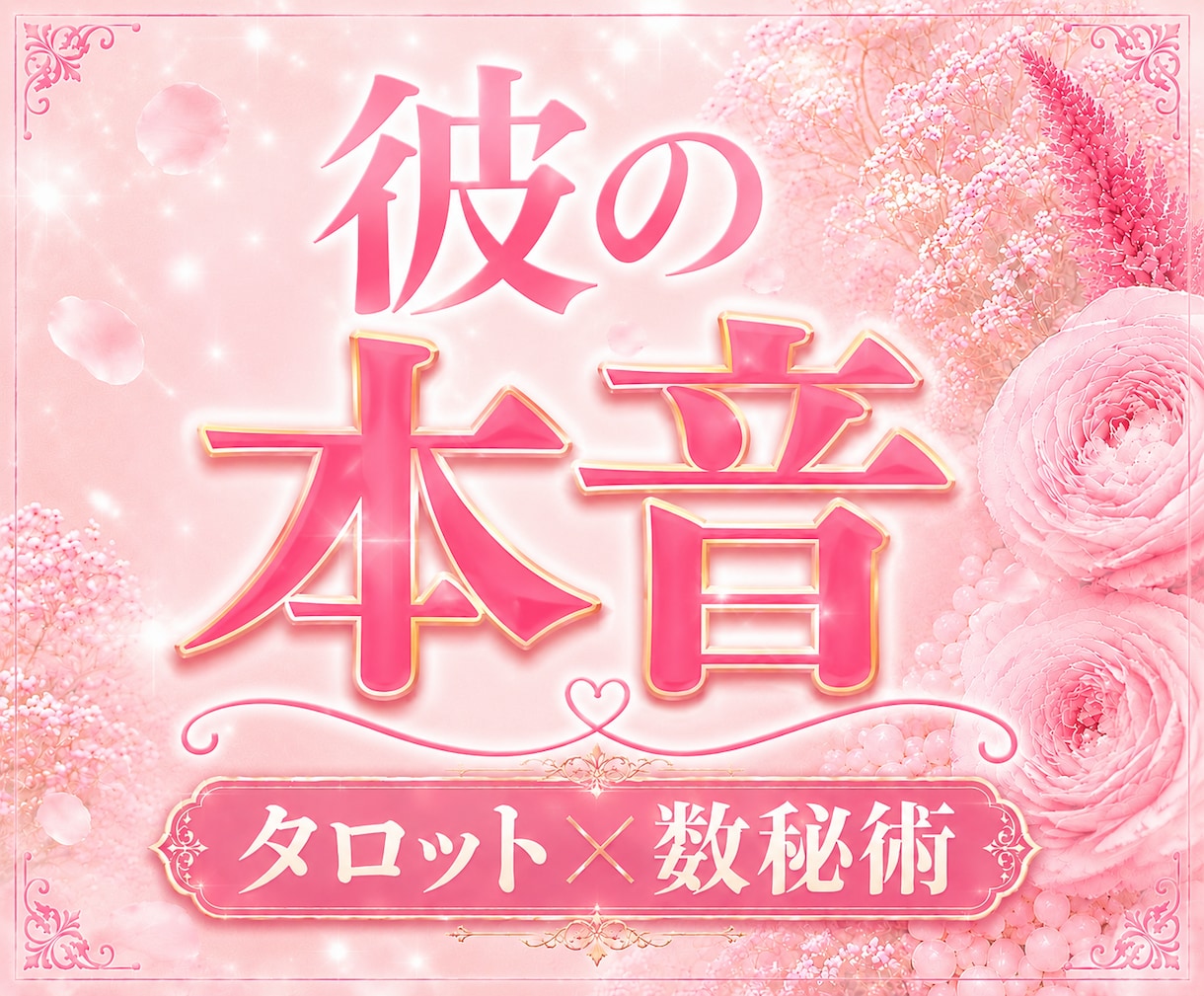 彼の本音と気持ち、あなたへの想いを丁寧に鑑定します 曖昧な関係に隠れた本音を、優しく紐解きます イメージ1