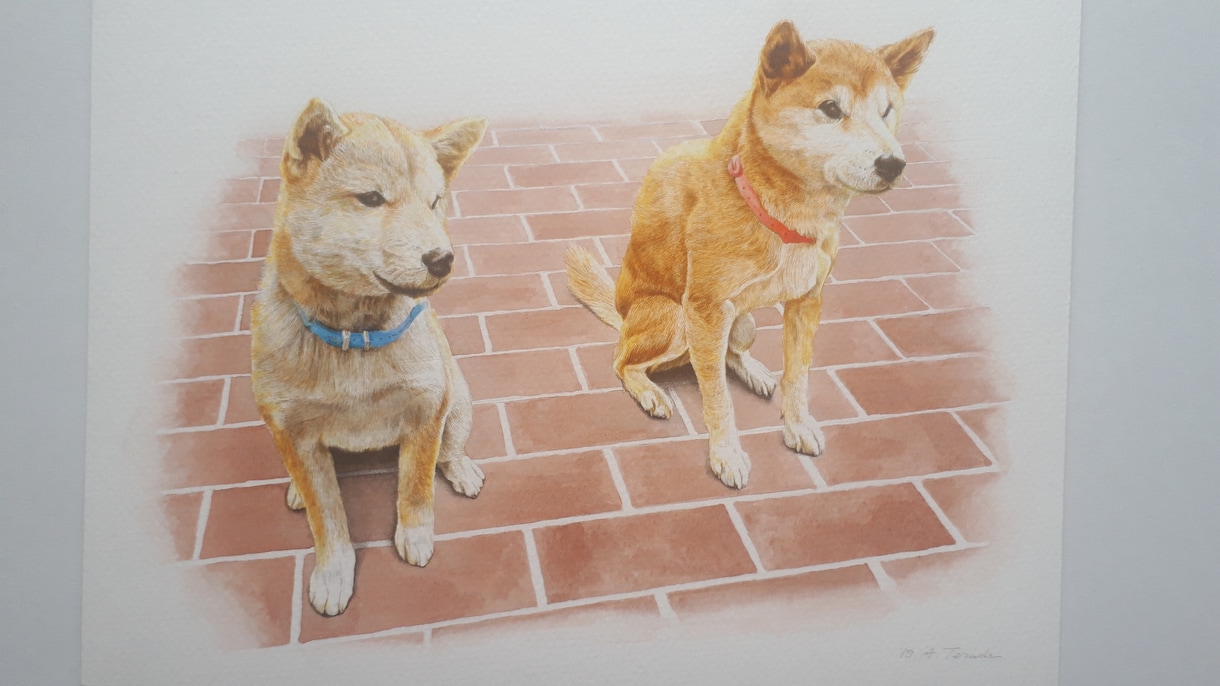 ペットの肖像画を描きます ペンで描きますので、細かい毛並みもリアルに描きます！ イメージ7