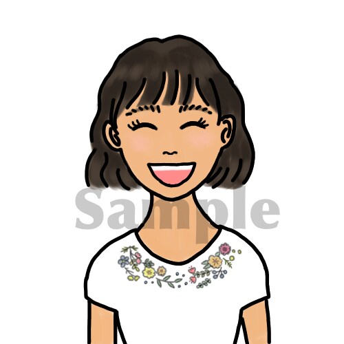 絵を描くのが苦手！SNS映えのアイコン画像描きます ビンテージファッションを着た、あなた専用のSNSアイコンを！ イメージ8