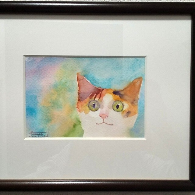 可愛いウチの子を描きます 5000円で額縁に入れて飾ることができます。 イメージ6