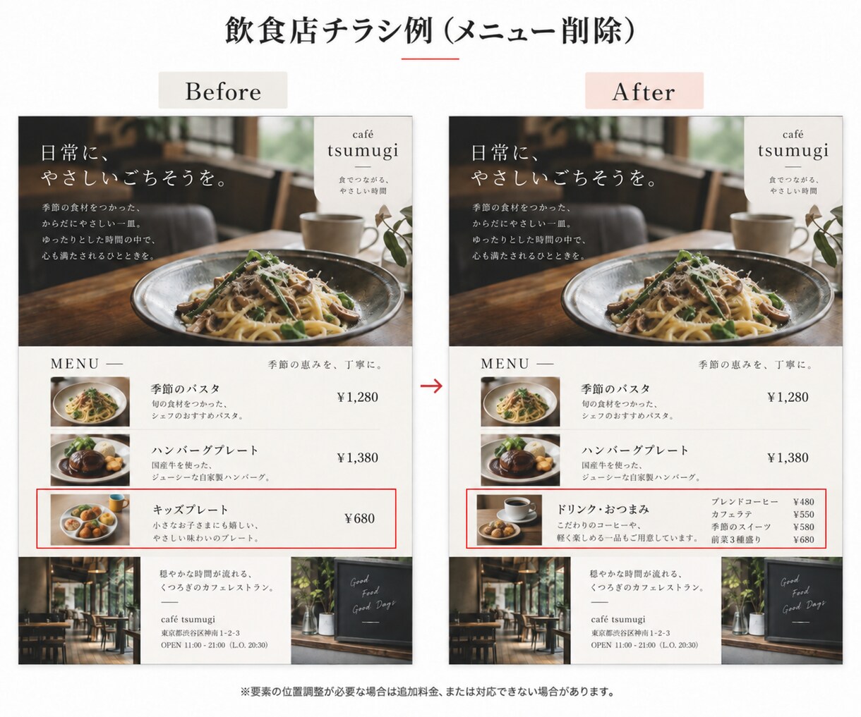 編集できないPDFの文字や画像を部分修正します 今あるデザインを生かして、必要な箇所だけ差し替え イメージ4