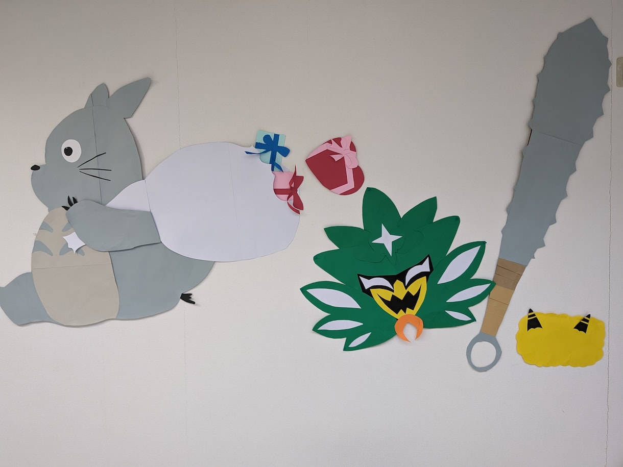 保育室等の壁面飾り作ります ゲームやアニメのキャラクターや季節に合わせた壁面飾りを作成 イメージ1