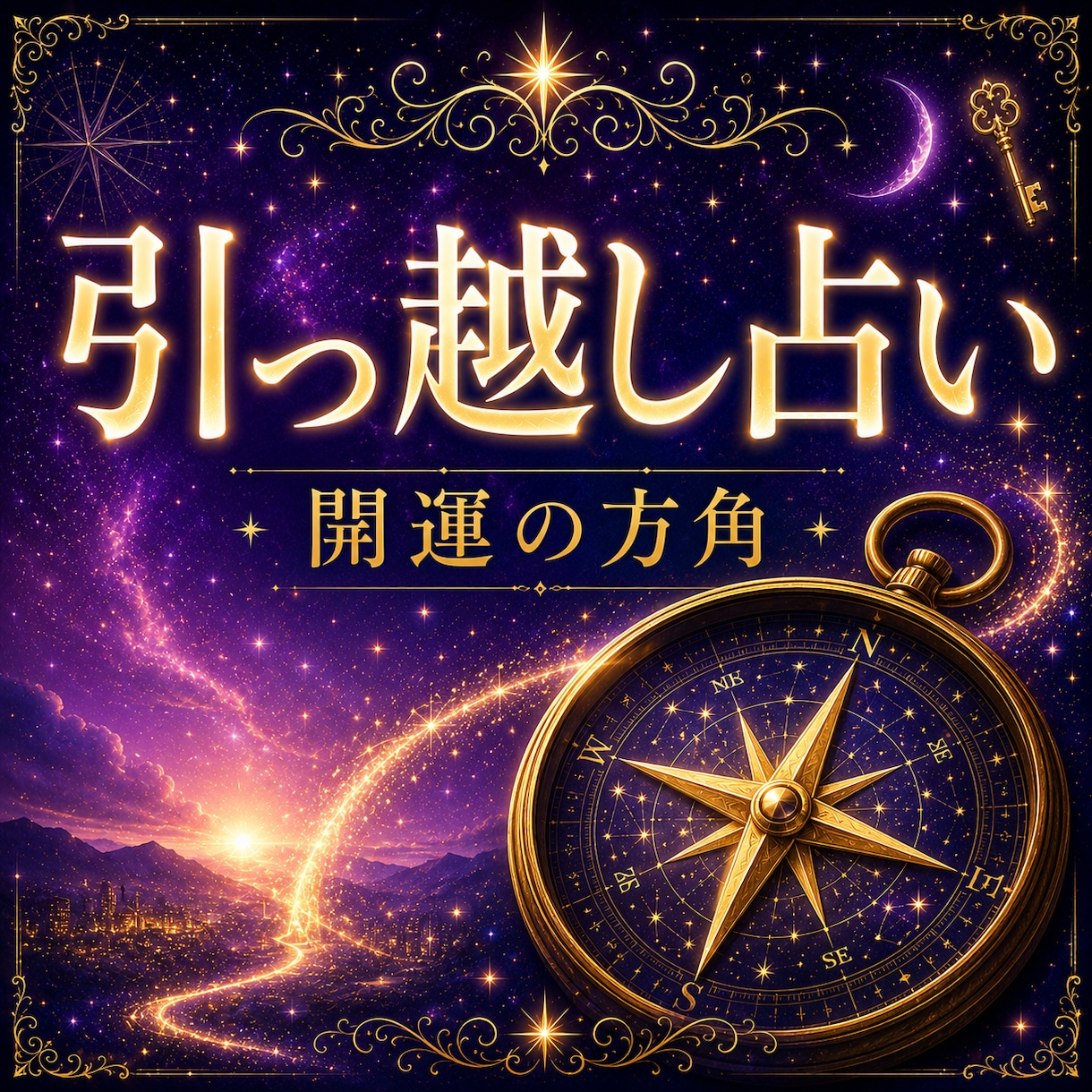 未来を切り拓く引っ越し占い★開運の方角を鑑定します 引っ越す時期・方角から家庭運まで、人生の転機を読み解きます イメージ1