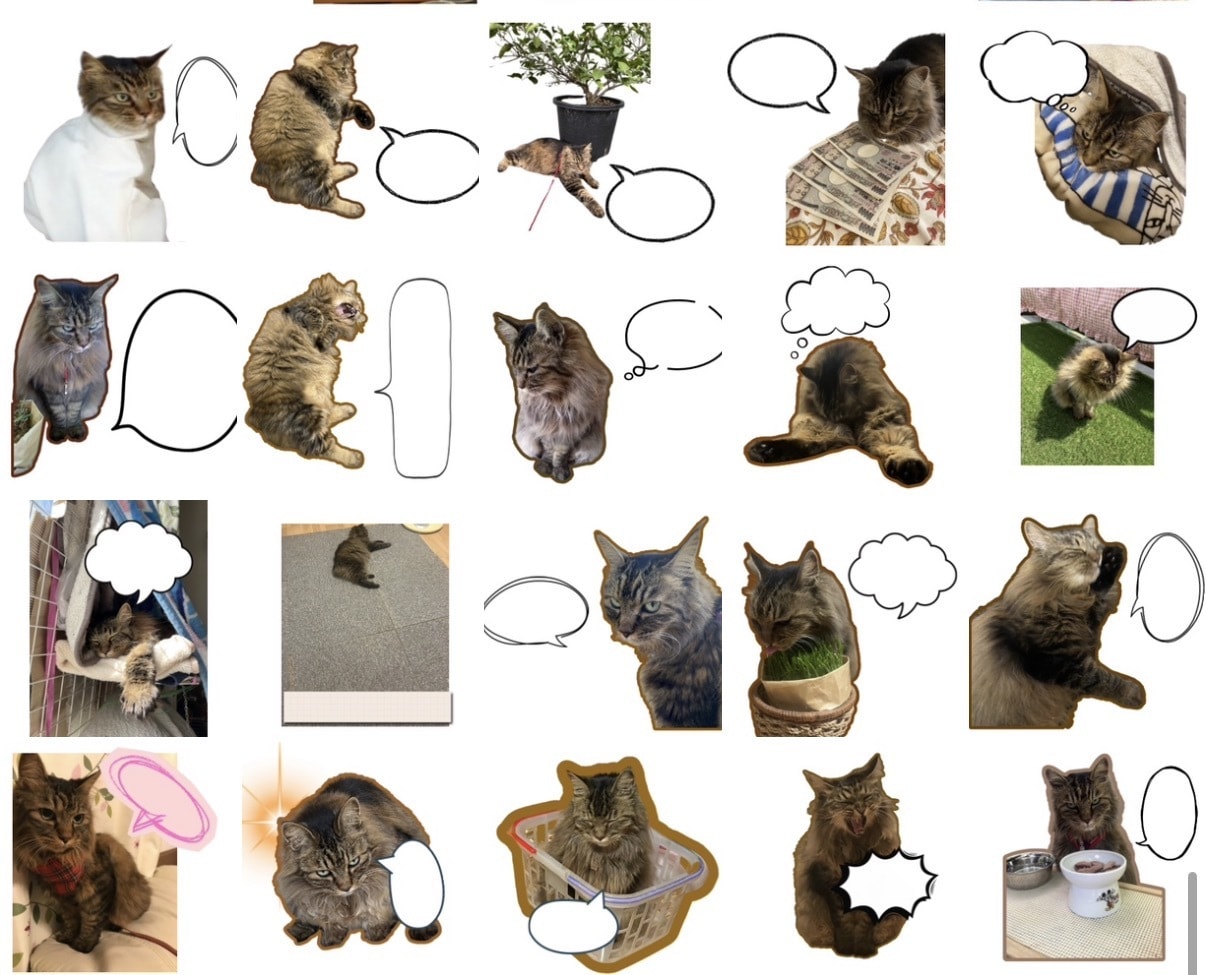 写真からスタンプ作ります お持ちのお写真から、LINEスタンプを作成します。 イメージ1