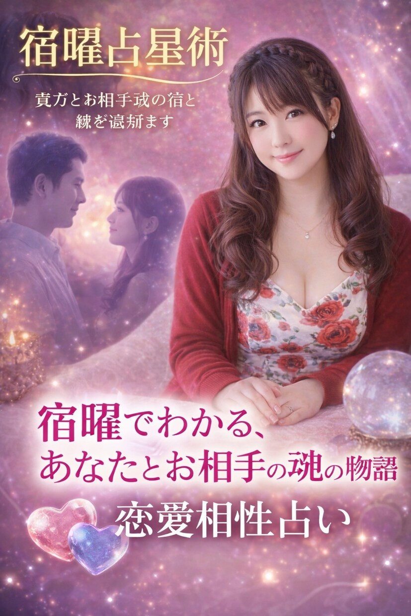 宿曜占星術・深堀鑑定・貴方とお相手のご縁みます 宿曜でわかる、あなたとお相手の魂の物語恋愛相性占い イメージ2