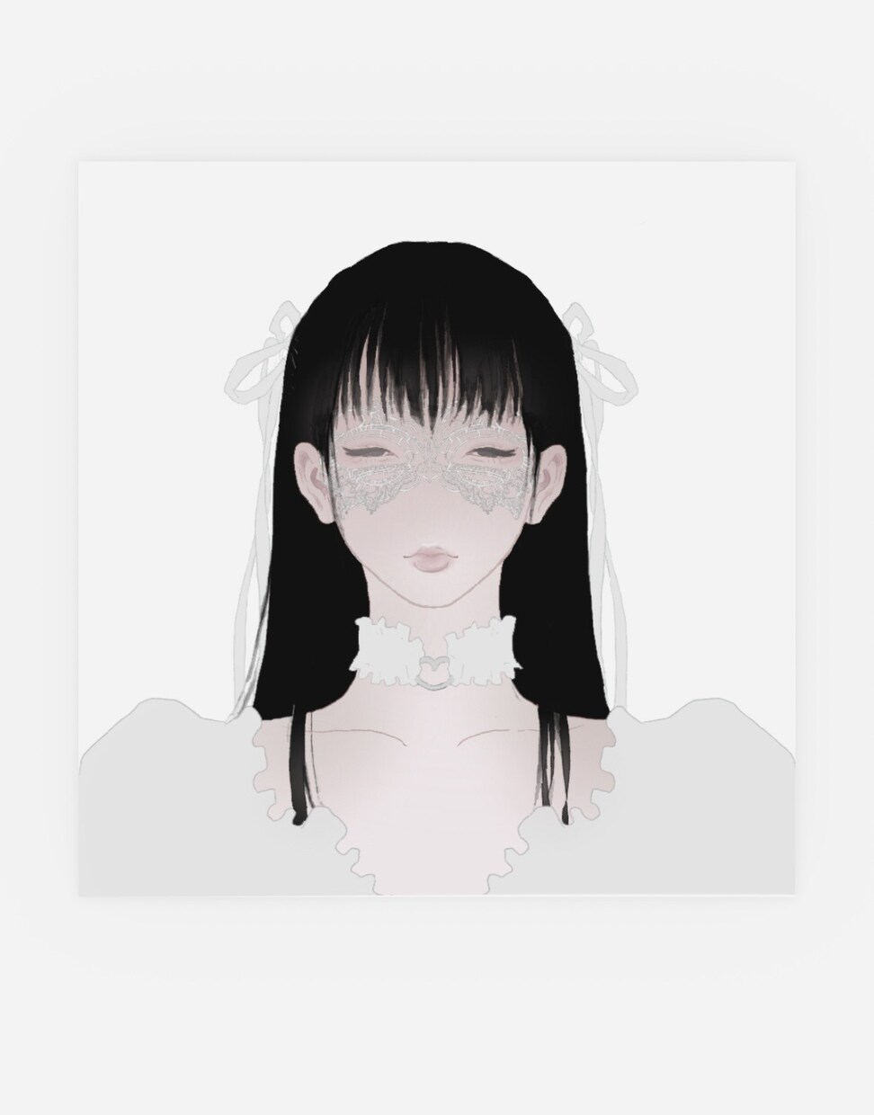 耽美でアンニュイな人物イラストを描きます 主に女性、少女。どこか繊細で美麗な人物をお描きいたします。 イメージ5