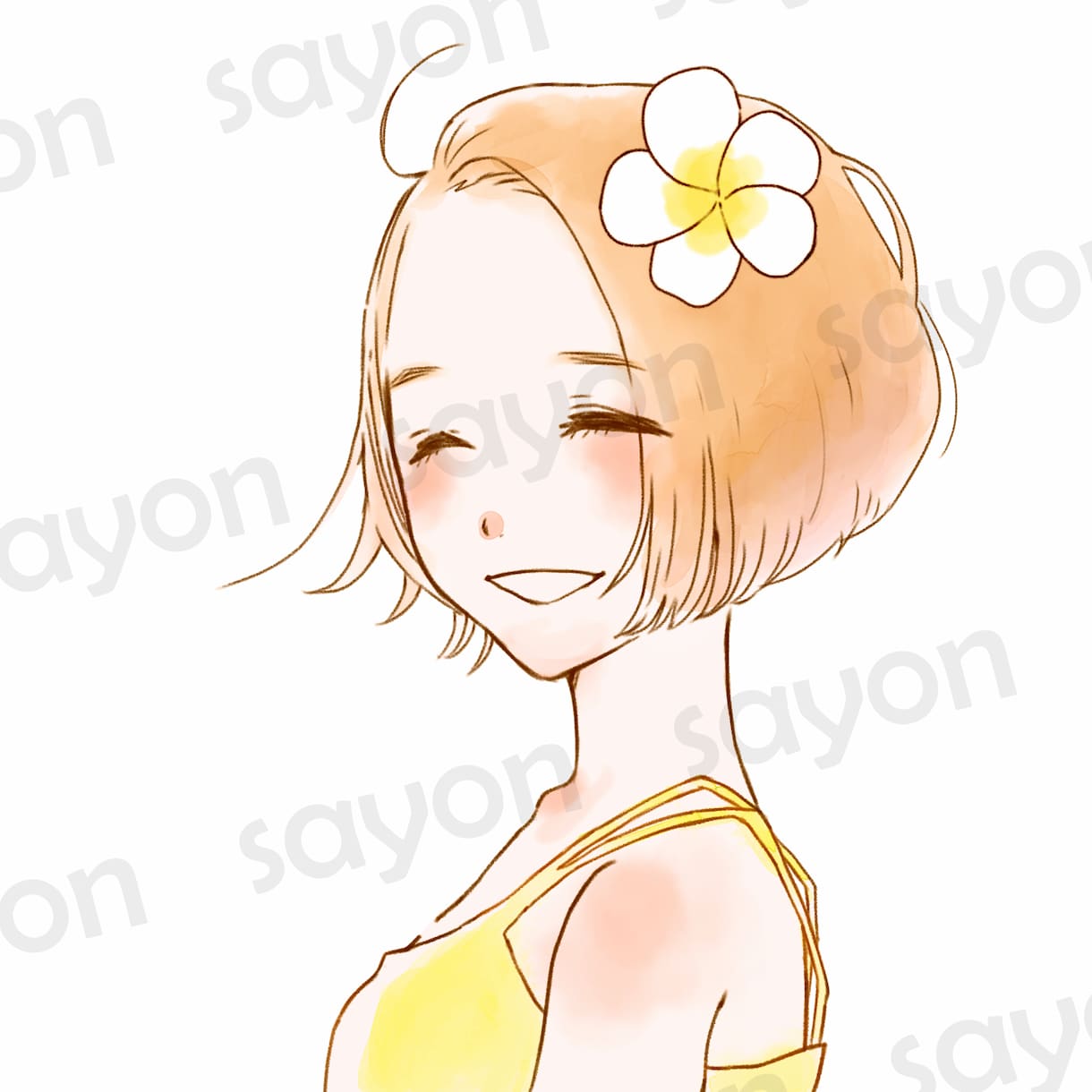イラスト多数/完成品イラストを販売しています ゆるふわ/おしゃれ/フェミニン/ナチュラルシリーズ イメージ3