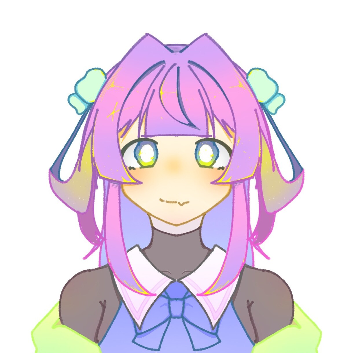優しき雰囲気のかわいいイラスト描きます 柔らかい色合いで見ていてほっとするような絵を描いてます。 イメージ1