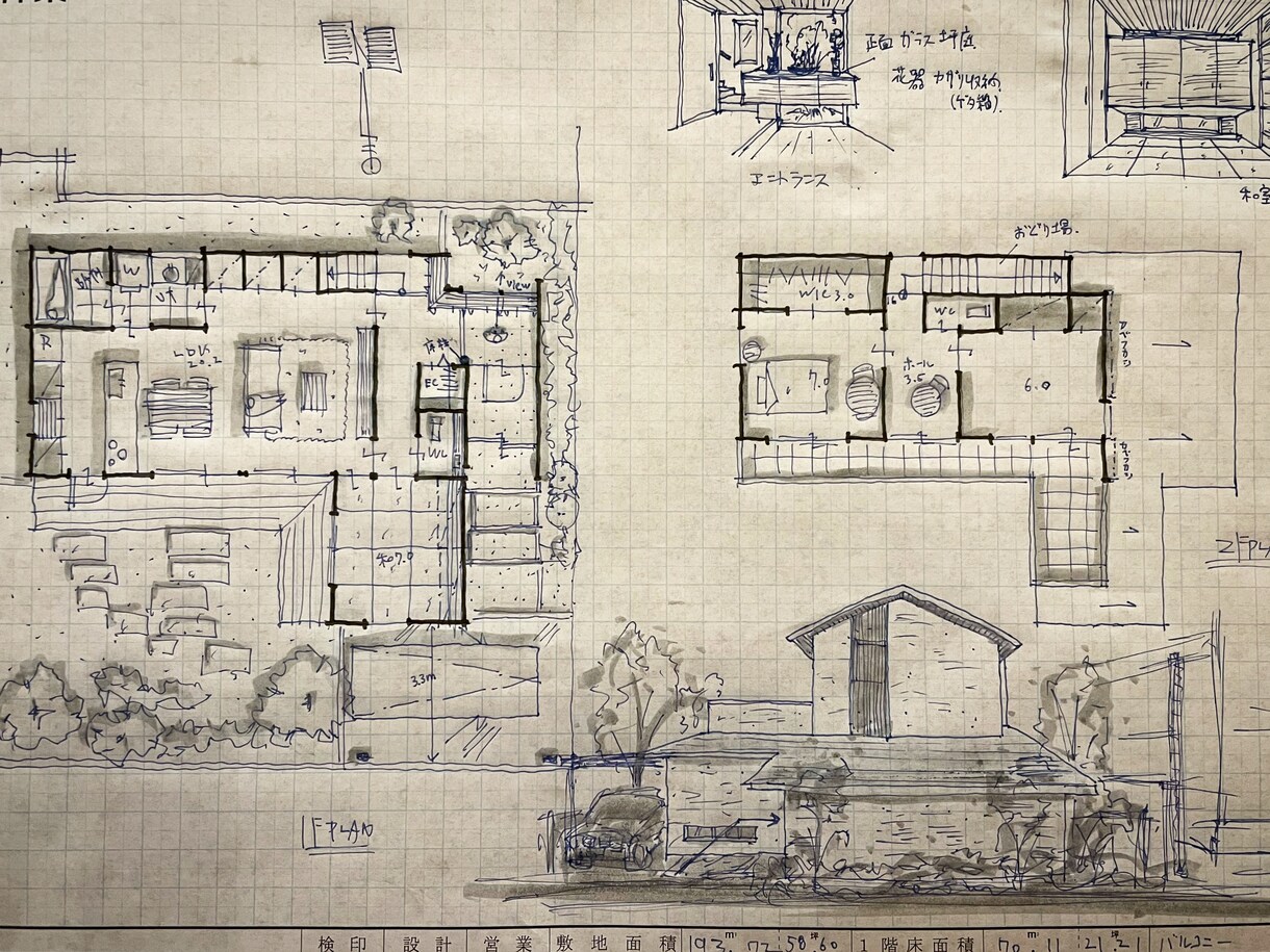 住宅間取り・その土地に合ったラフプラン作成致します デザイン、モダンな家づくりお任せ下さい（手描きプラン） イメージ7