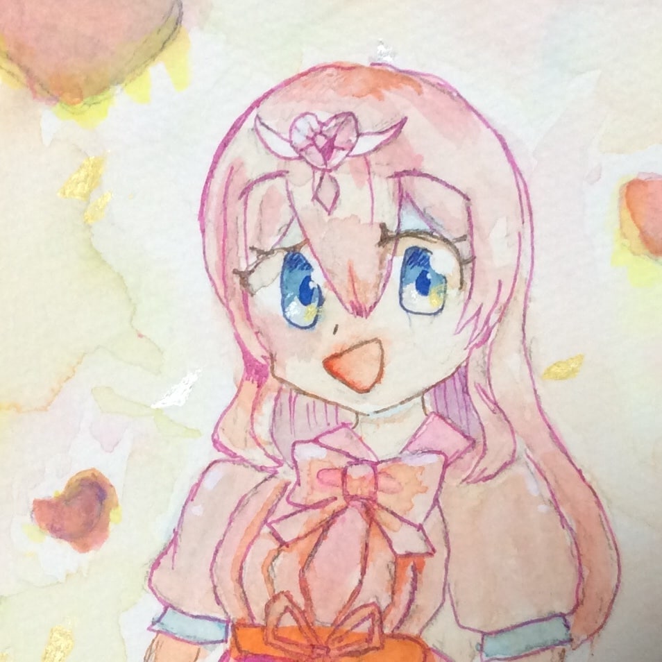 水彩で萌え系・推しキャラの原画描きます ご希望頂いたキャラクターでも可能です! イメージ1
