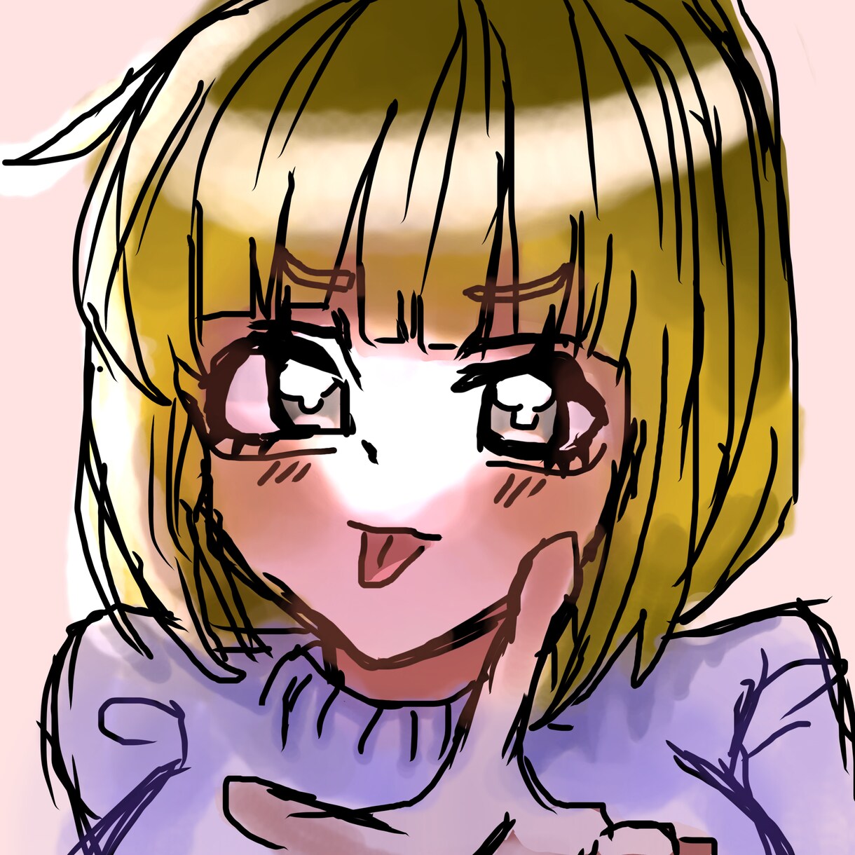 かわいい萌え絵を描きます 要望になんでも答えながら一緒に作成します イメージ1