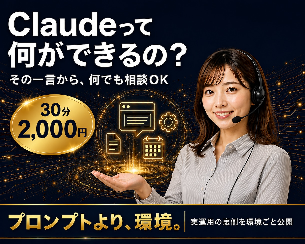 30分⭐Claude活用実践中の環境丸ごと見せます Chat/Cowork/Code対応|AIと運営する裏側公開 イメージ1