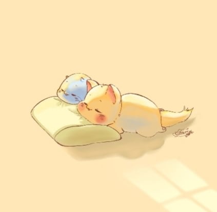 柔らかい鉛筆タッチのミニキャラ描きます あなただけのデフォルメイラストを作成。グッズ、アイコンにも イメージ2