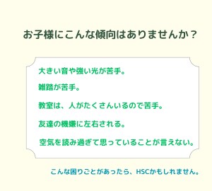 HSCのお子様に関するお悩み、お聴きします 我が子のHSC気質にどう対応したらいいか悩んでいませんか？ イメージ3