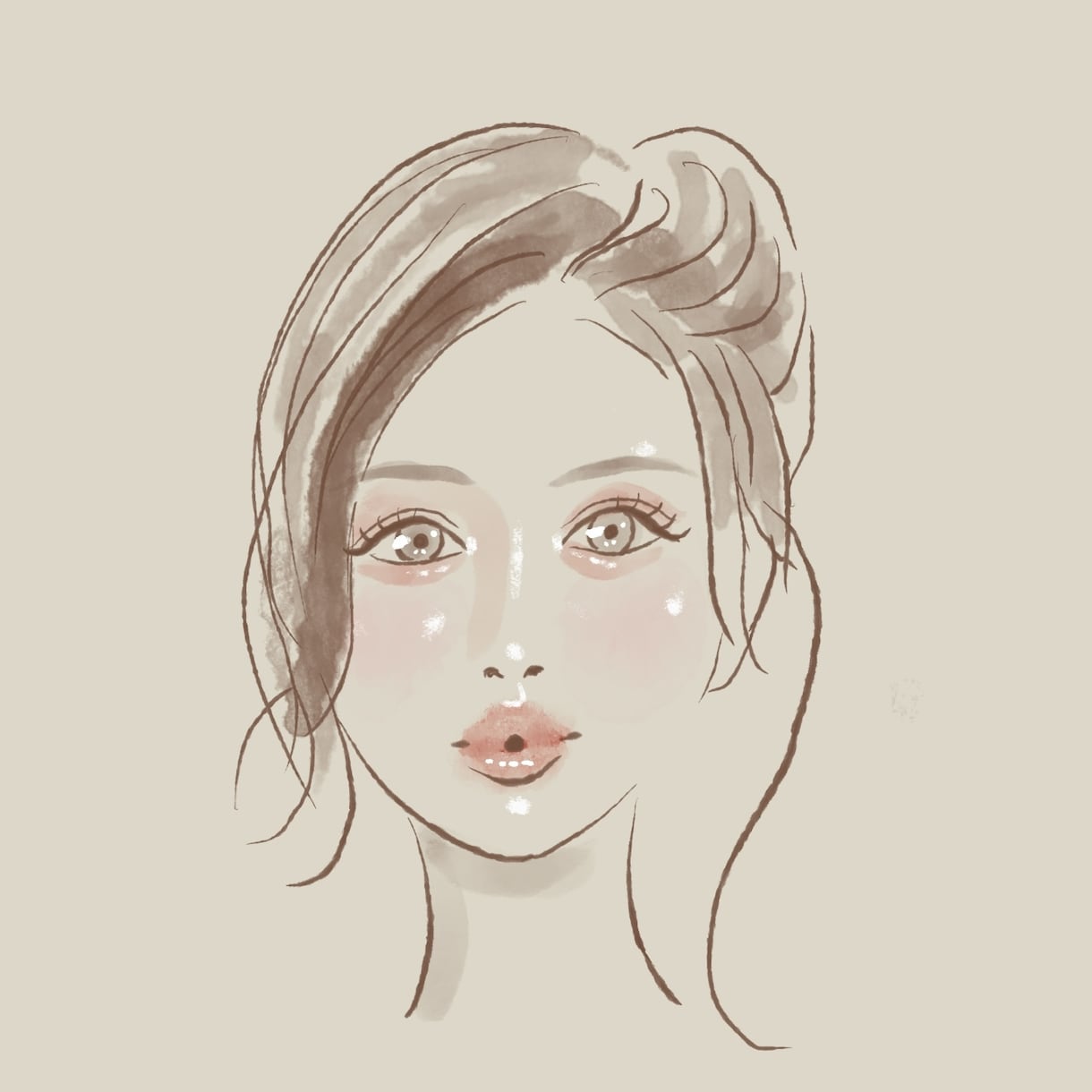 競合と差をつける大人可愛いSNSアイコンを描きます あなたの魅力を120%引き出します イメージ2