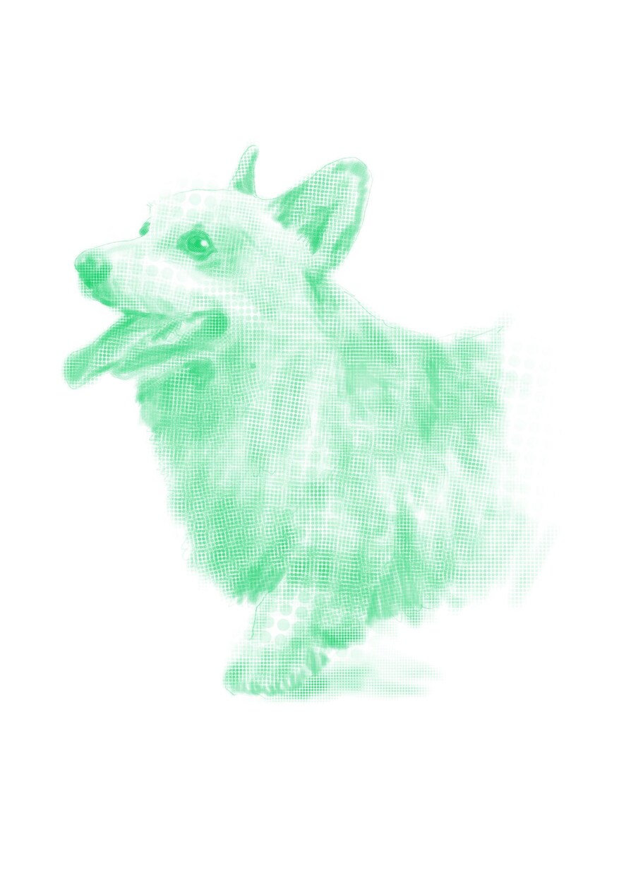 愛犬の似顔絵デッサンします 愛犬の似顔絵デッサンします！プレゼントや記念に飾ってみては イメージ1