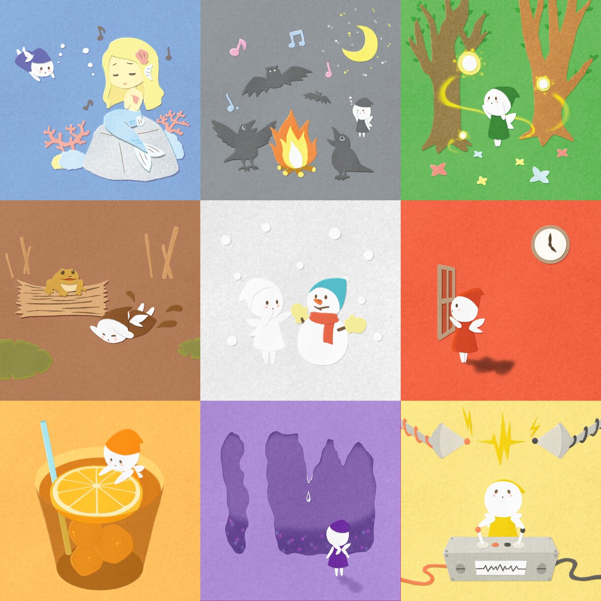 絵本のようなイラストカット作成します♪【商用・法人は有料オプション】 イメージ1