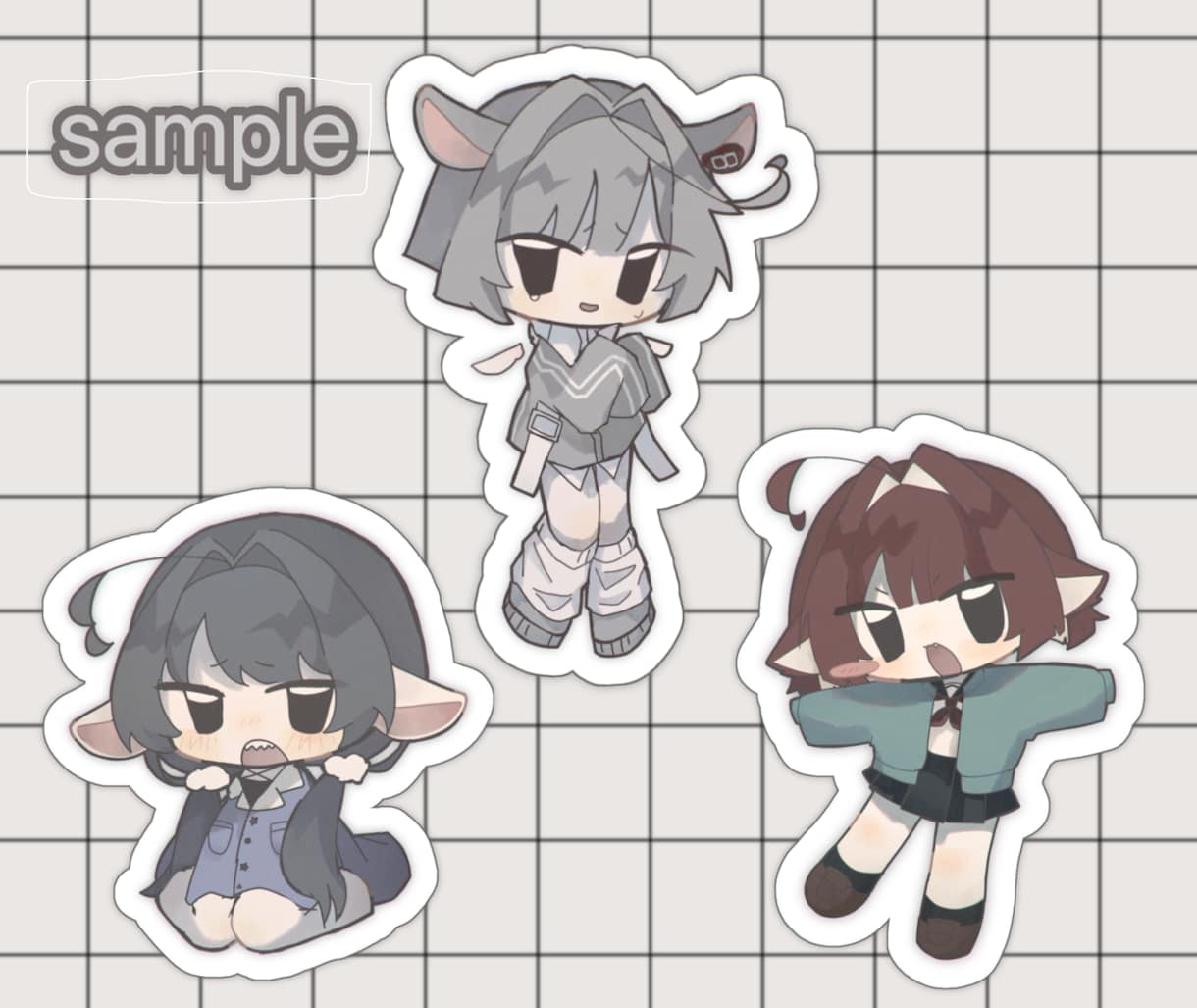 ミニキャライラスト、描きます SNSアイコンやグッズにぴったりです！ イメージ2