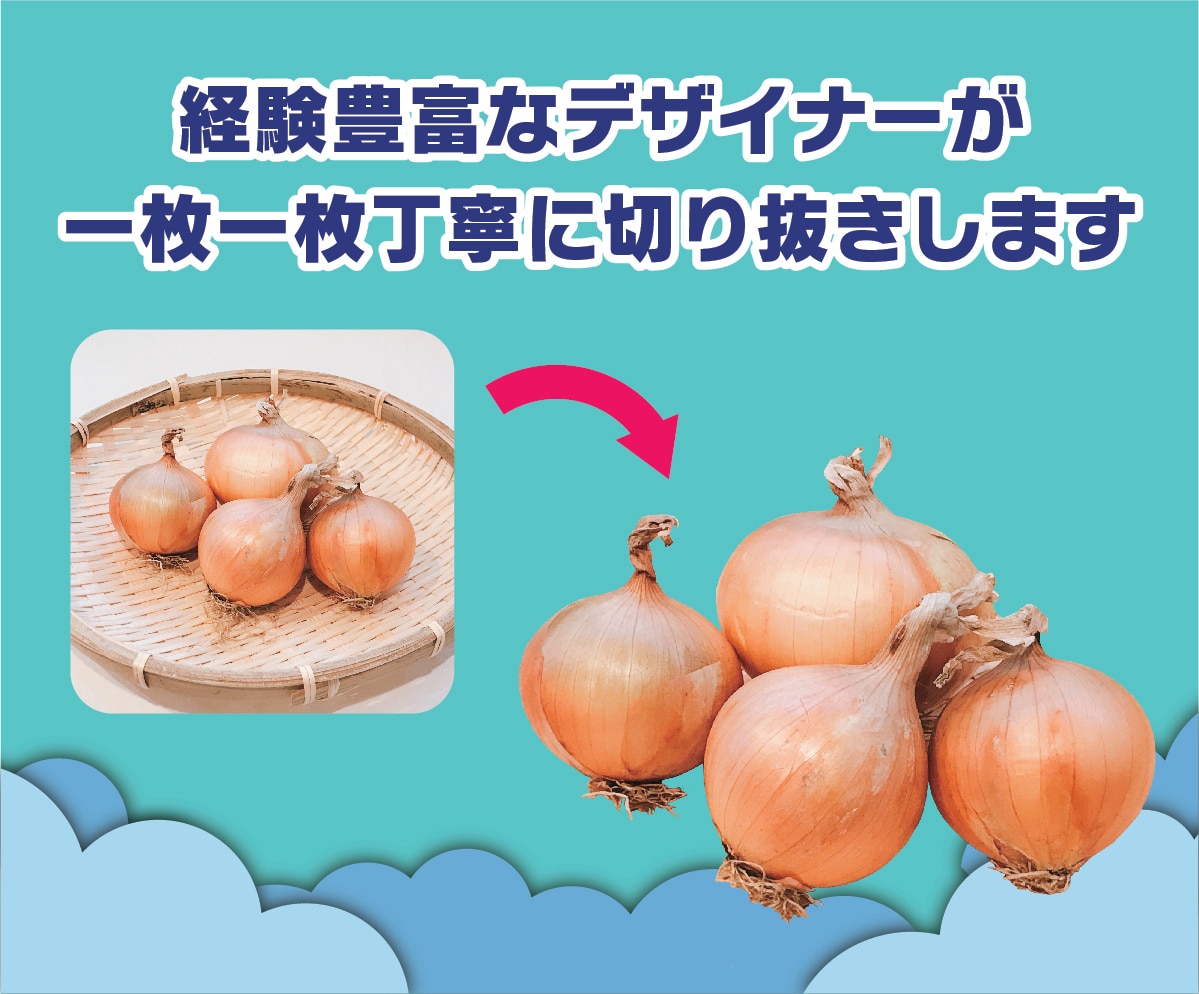 ネット商品等の画像を切り抜き、白抜きします プロのデザイナーがきれいな画像編集をいたします イメージ2