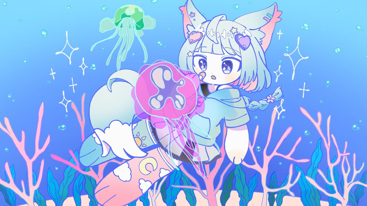 浮きすぎずちょっぴり個性的なイラストをお届けします アイコン、オリキャラ、動画·歌みたサムネなど、様々な用途で！ イメージ6