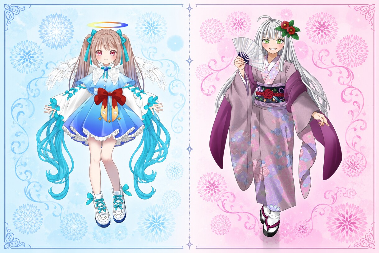かわいい・かっこいい立ち絵を制作します オリジナル立ち絵を心を込めて制作いたします！ イメージ3