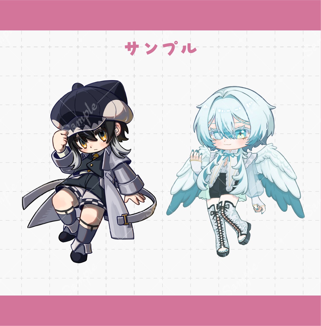 かわいいSDイラスト作成します 商用利用◎あなたのキャラクターをかわいいSDイラストに！ イメージ2