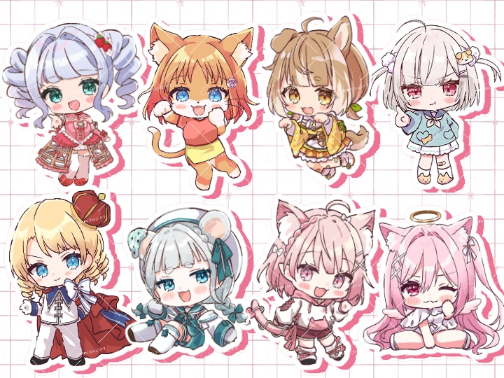 完全お任せ！もっちり可愛いミニキャラお描きします 安定したクオリティーでイラストをお描きします！ イメージ3