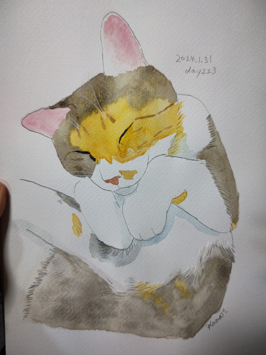 あなたのかわいいペットの水彩画を描きます 可愛いペットを水彩画にしませんか？ イメージ4