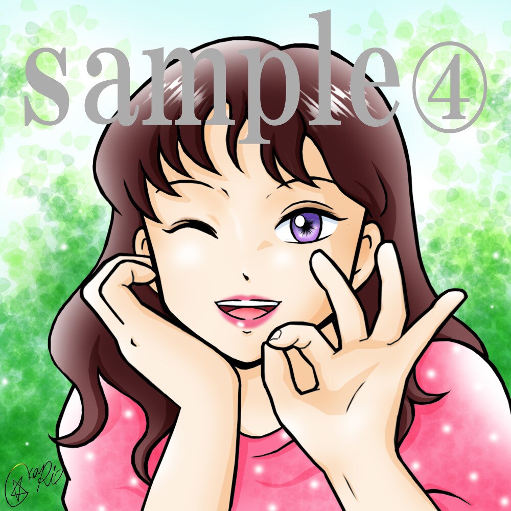 ちょいリアルアイコン描きます 写真を元にデフォロメしたキャラのイラストです。 イメージ4