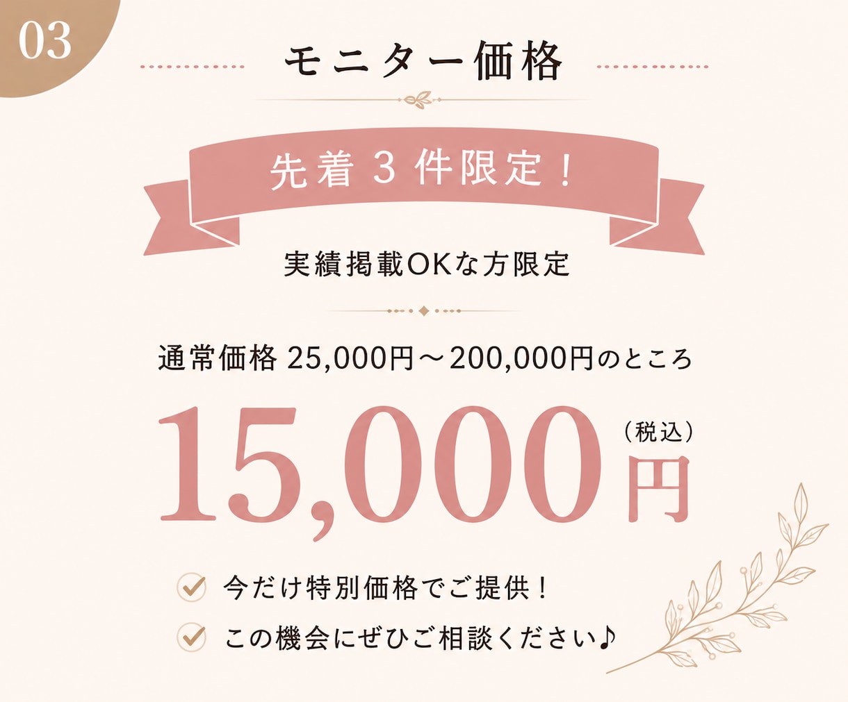 AI活用で低コストなLP・ホームページ制作します 先着3件限定｜実績掲載OKな方モニター価格（6/31まで） イメージ3