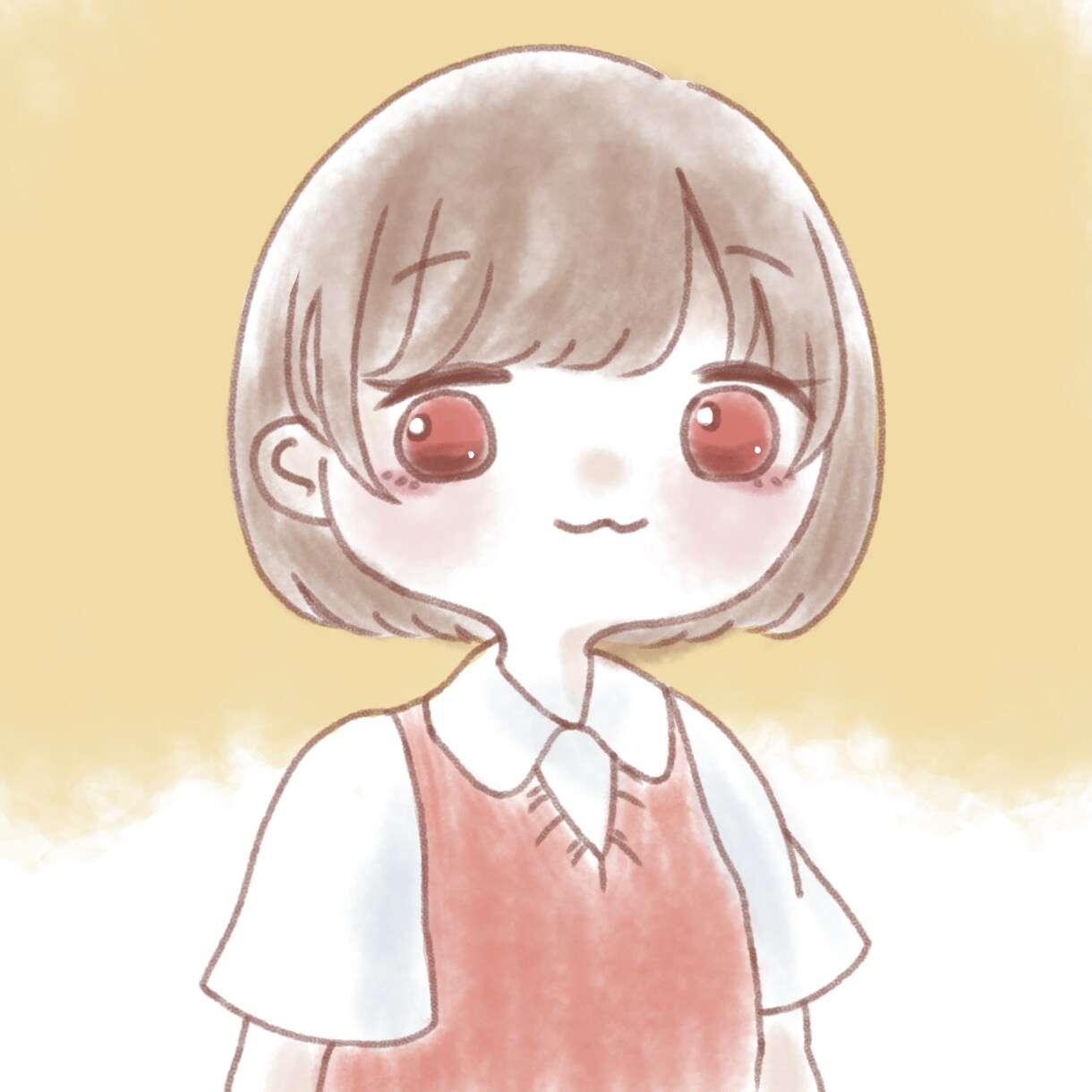 SNS用のアイコンをゆる可愛く描きます ちょっぴり丸い絵柄で描くアイコン用イラスト♪ イメージ1
