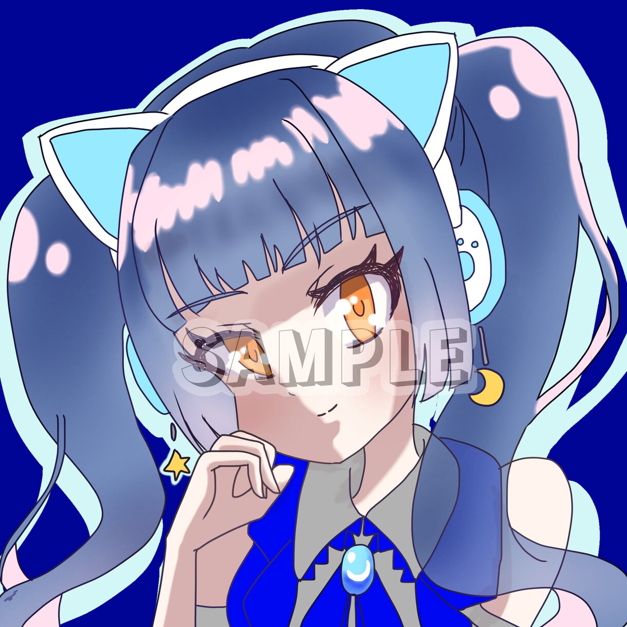 最短即日|可愛いアニメ風SNSアイコン描きます 早くて可愛い女の子イラスト描きます！ イメージ2