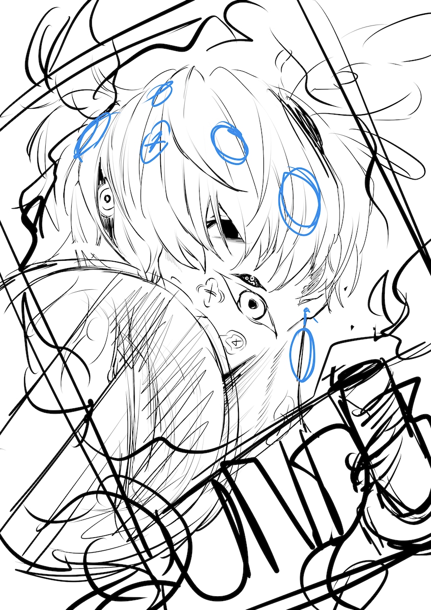 モノクロ・淡色でイラストをお描きします。ます 全身・上半身OK！シンプルな塗りで制作します。 イメージ6