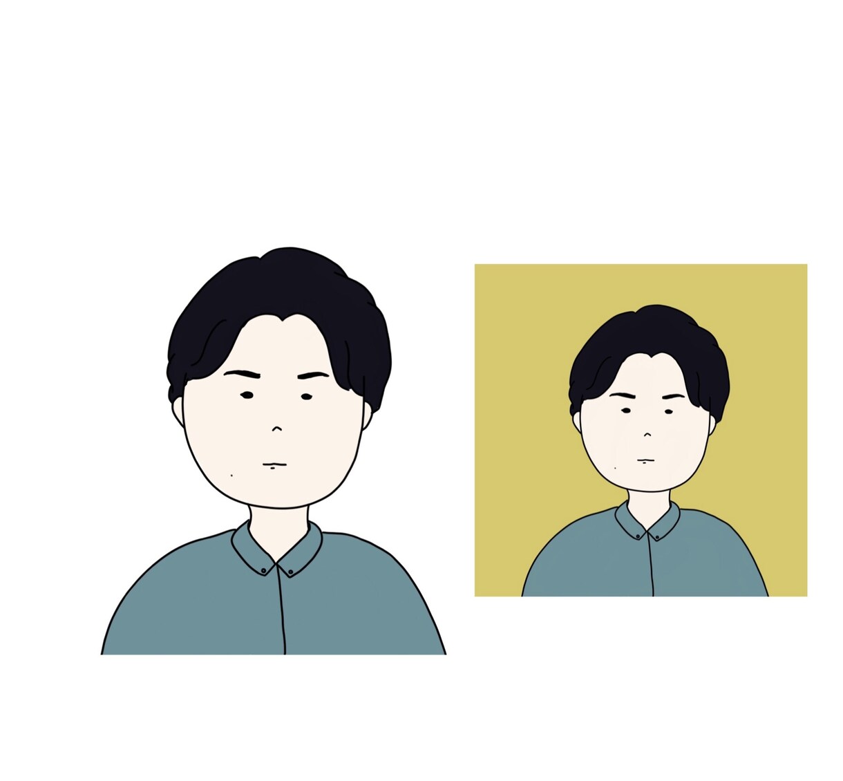 最低価格！シンプルな似顔絵／イラストお描きします 様々なご依頼に柔軟に対応いたします！！ イメージ3