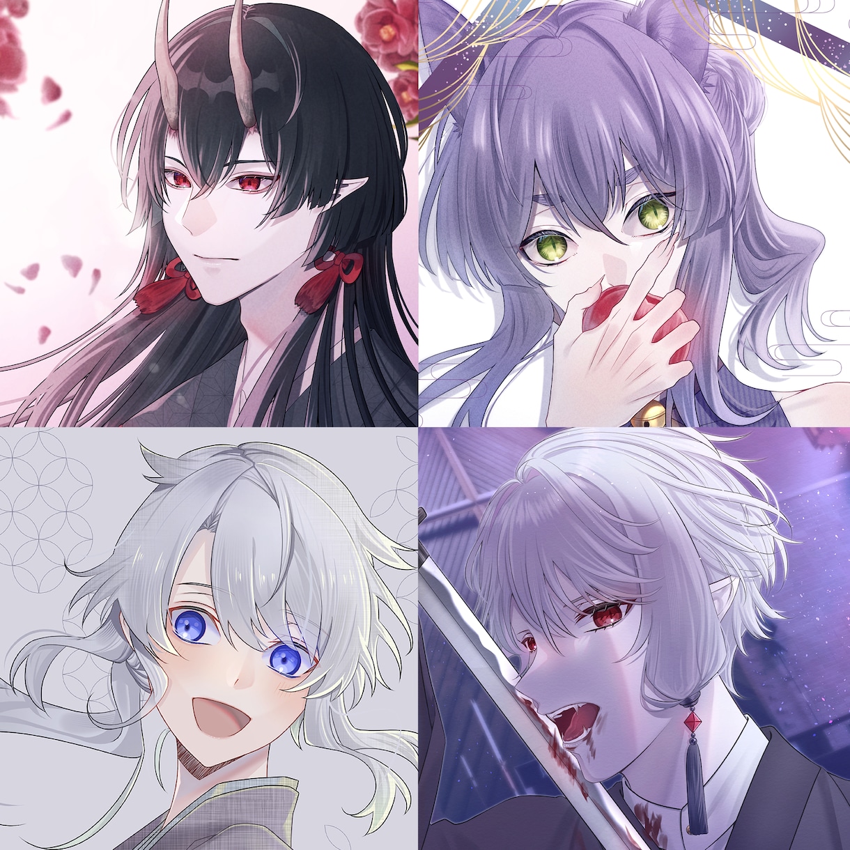 魅力的なアイコン、立ち絵、イラスト等お描きします ご依頼初心者の方でもお気軽にご相談下さい！ イメージ1
