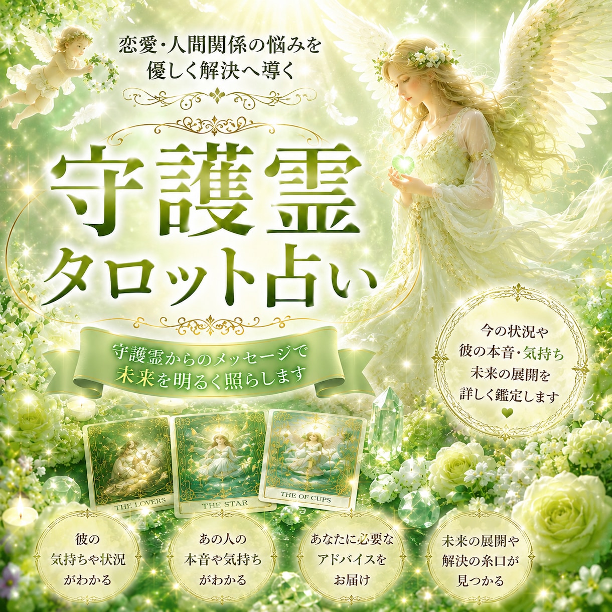 お相手がいる彼、明るい未来が視えますか？占います 最近好きになってしまったあの人乃気持ちが知りたいんです イメージ1