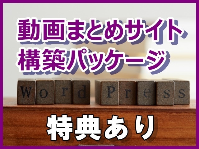 動画まとめサイト構築パッケージ提供します 特典あり！アフィリエイトや副業初心者の方におススメ！ イメージ1