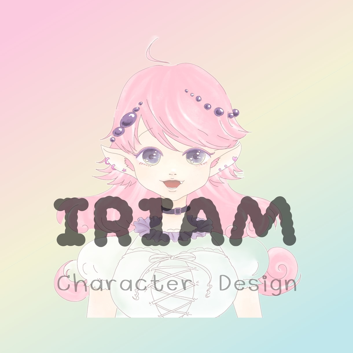 IRIAMの立ち絵を描きます IRIAMの立ち絵をご要望を伺い描きます イメージ1