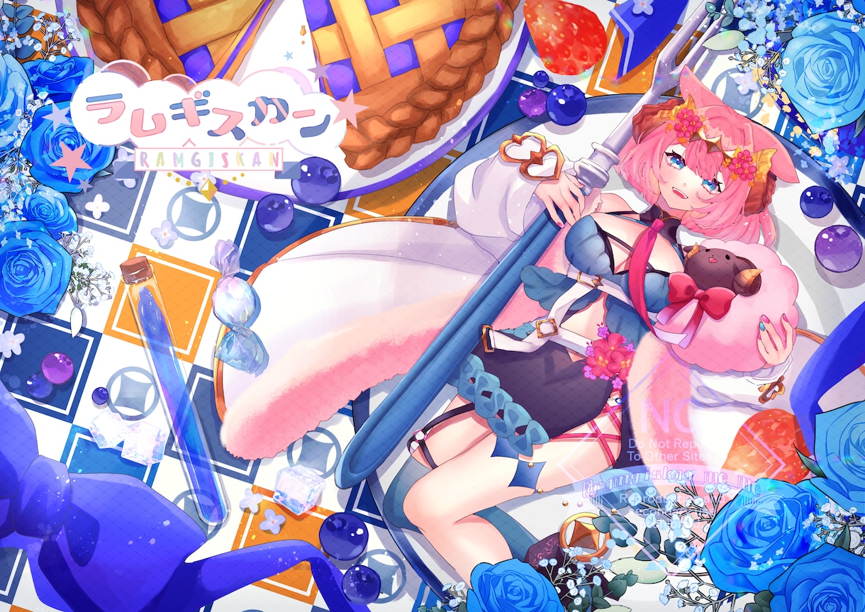 歌ってみた等用のイラスト描きます 鑑賞用、歌みた動画、キャス画、表紙など用途様々！ イメージ1