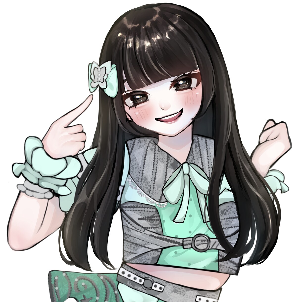 あなただけの可愛いイラストを描きます キラキラした可愛いイラストをお描きします(˶ᐢ_ᐢ˶) イメージ1