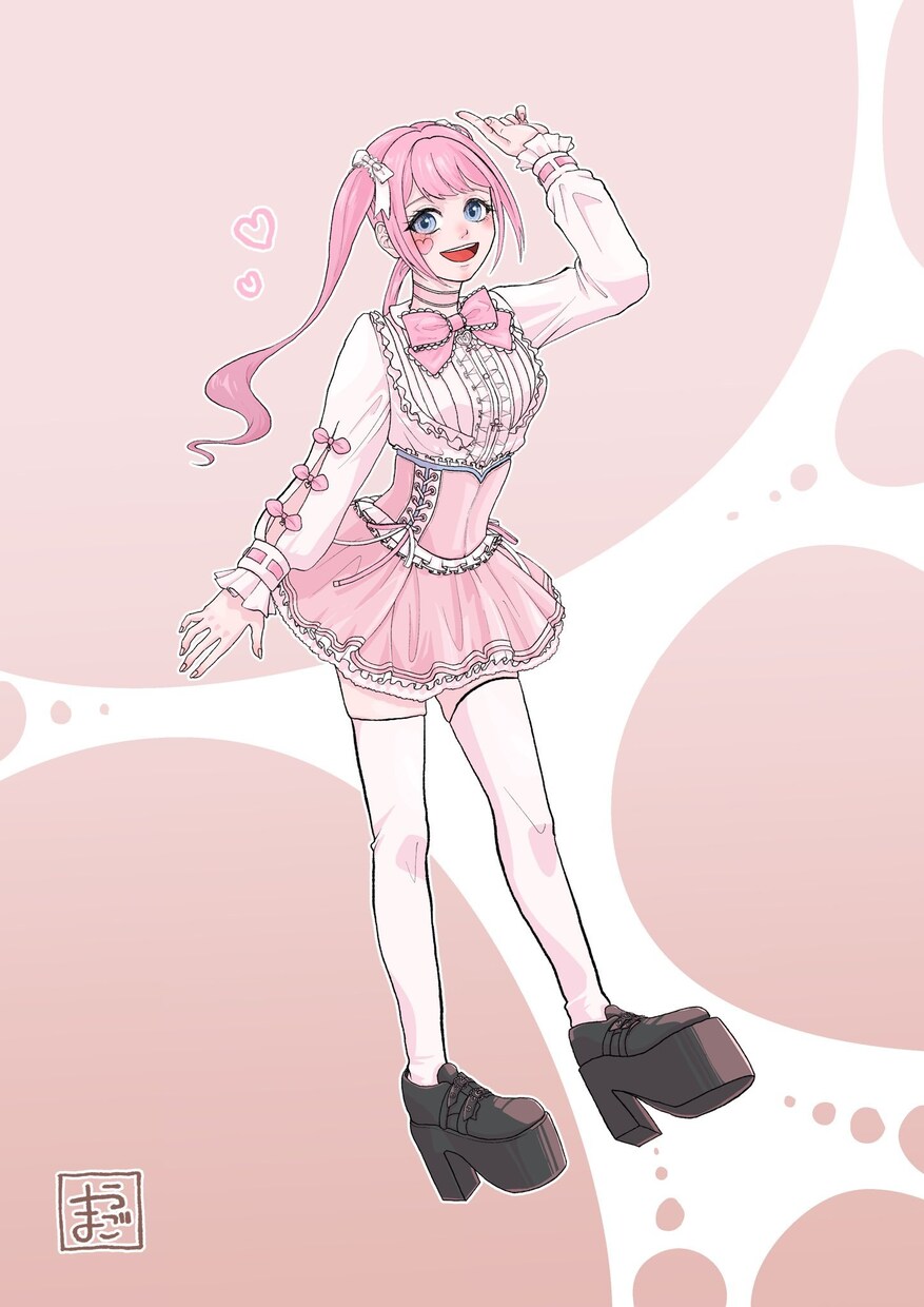 お手頃価格で簡単な立ち絵を描きます あなたのキャラクターを、簡単な背景で立ち絵にします！ イメージ1